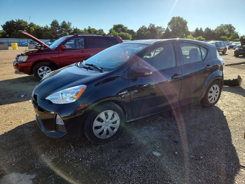 2012 Toyota Prius VIN JTDKDTB35C1525981 COPART salvage auction — REAR END, Il - Salvage Certificate, sold $1,150 on 2026-07-14 (photo 1)