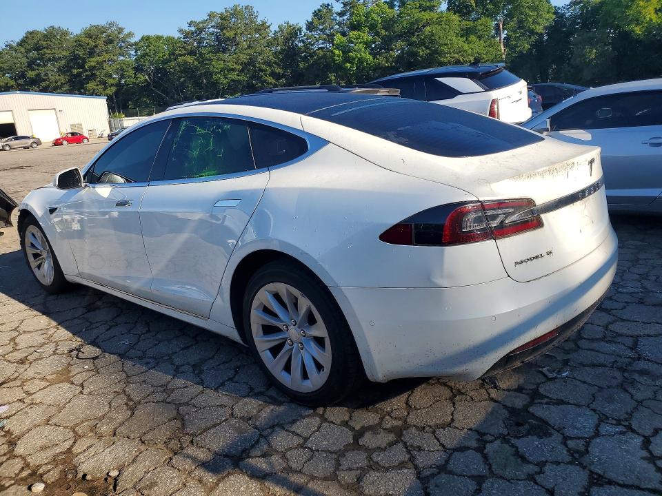 2018 Tesla Model s VIN 5YJSA1E23JF243911 COPART salvage auction — FRONT END, GA - CERT OF TITLE-SALVAGE, sold $8,500 on 2026-07-31 (photo 2)