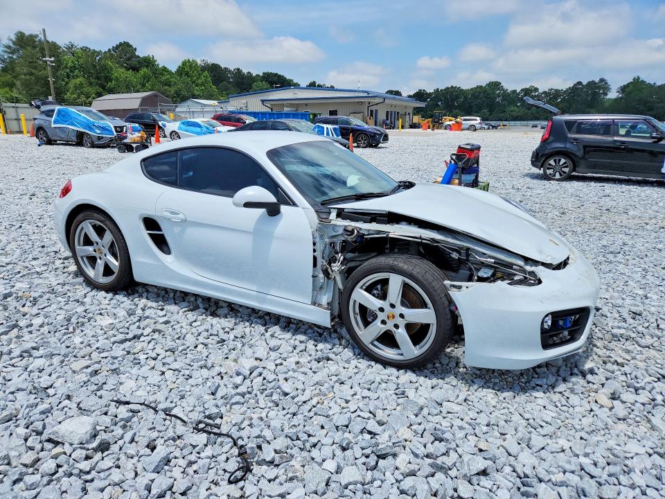2016 Porsche Cayman VIN WP0AA2A85GK170130 COPART salvage auction — FRONT END, Ga - Cert Of Title-Salvage, sold $18,500 on 2026-07-28 (photo 4)