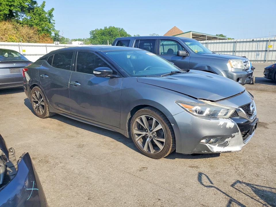 2017 Nissan Maxima VIN 1N4AA6AP1HC395791 COPART salvage auction — WATER/FLOOD, Pa - Cert Of Salvage-W=Flood Veh, sold $2,100 on 2026-07-09 (photo 4)