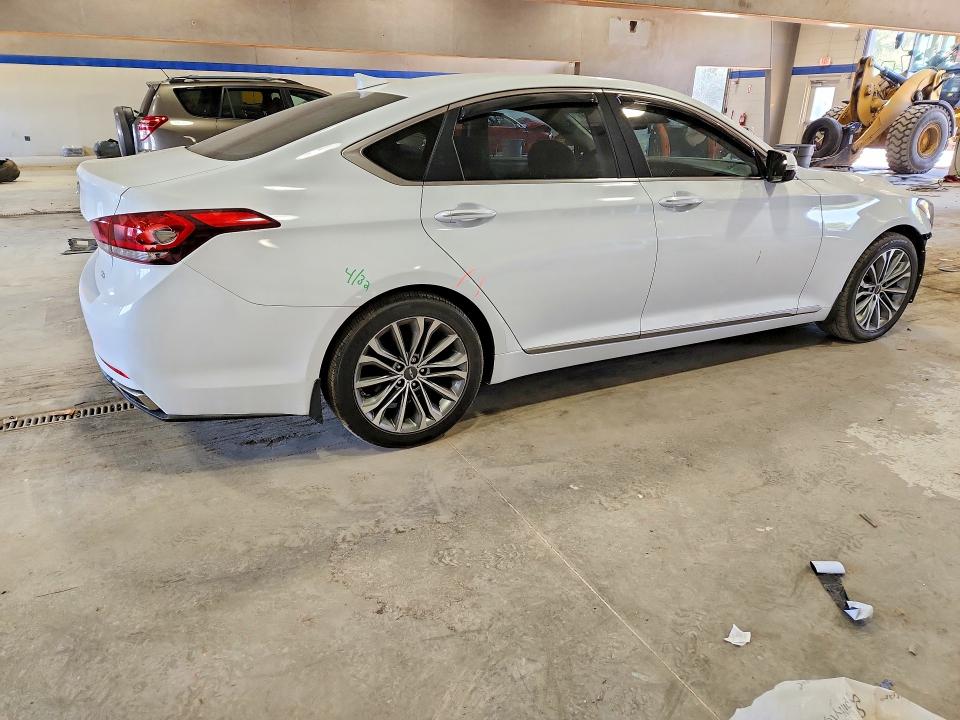 2017 Genesis G80 VIN KMHGN4JE6HU209650 COPART salvage auction — FRONT END, Va - Cert Of Title - Salvage, sold $3,550 on 2026-07-17 (photo 3)