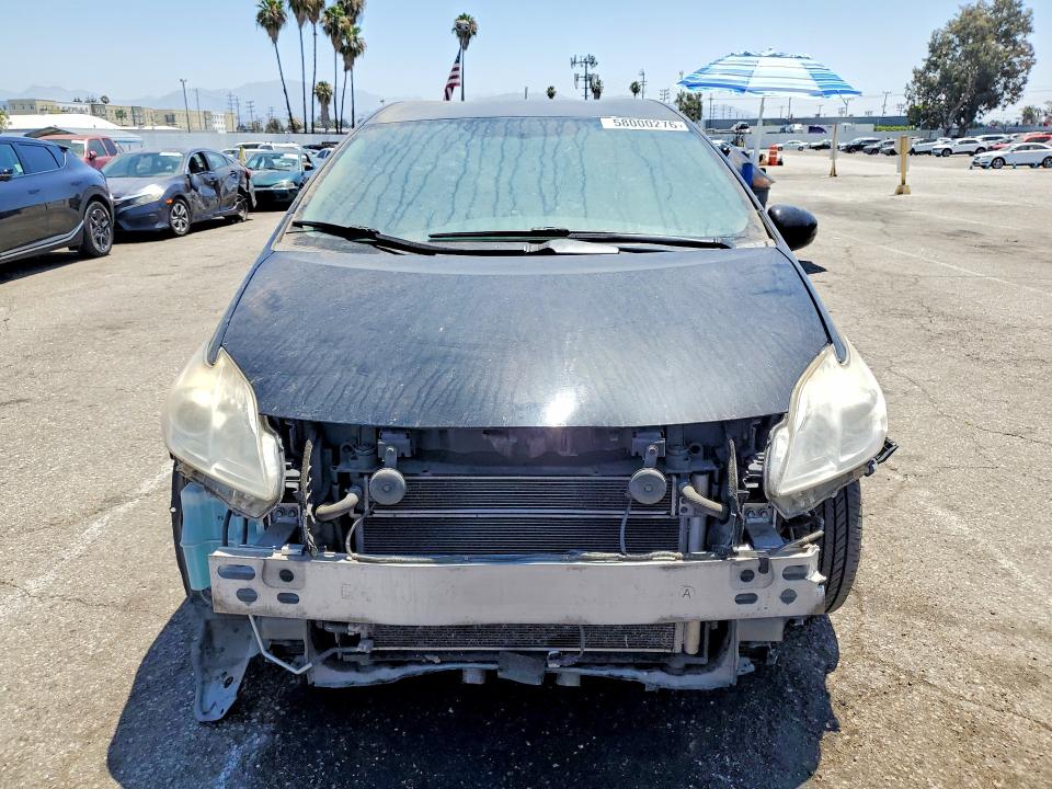 2012 Toyota Prius VIN JTDKN3DU0C1504765 COPART salvage auction — FRONT END, CA - SALVAGE CERTIFICATE, sold $775 on 2026-07-31 (photo 5)