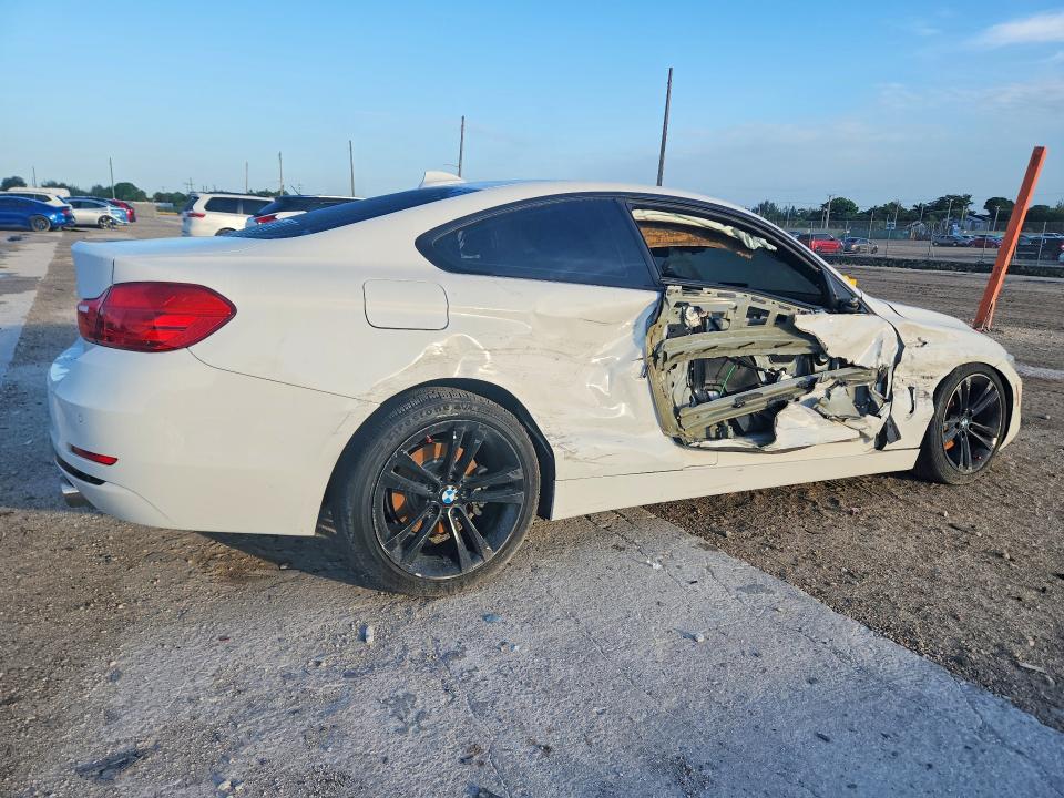 2014 BMW 4er VIN WBA3N7C59EF719666 COPART salvage auction — SIDE, Fl - Certificate Of Title, sold $1,000 on 2026-07-02 (photo 3)