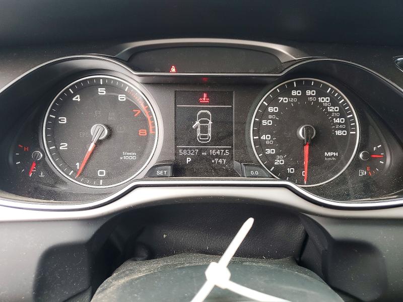 2015 Audi A4 VIN WAUBFAFLXFA016642 COPART salvage auction — FRONT END, Pa - Certificate Of Salvage, sold $2,250 on 2026-07-07 (photo 9)