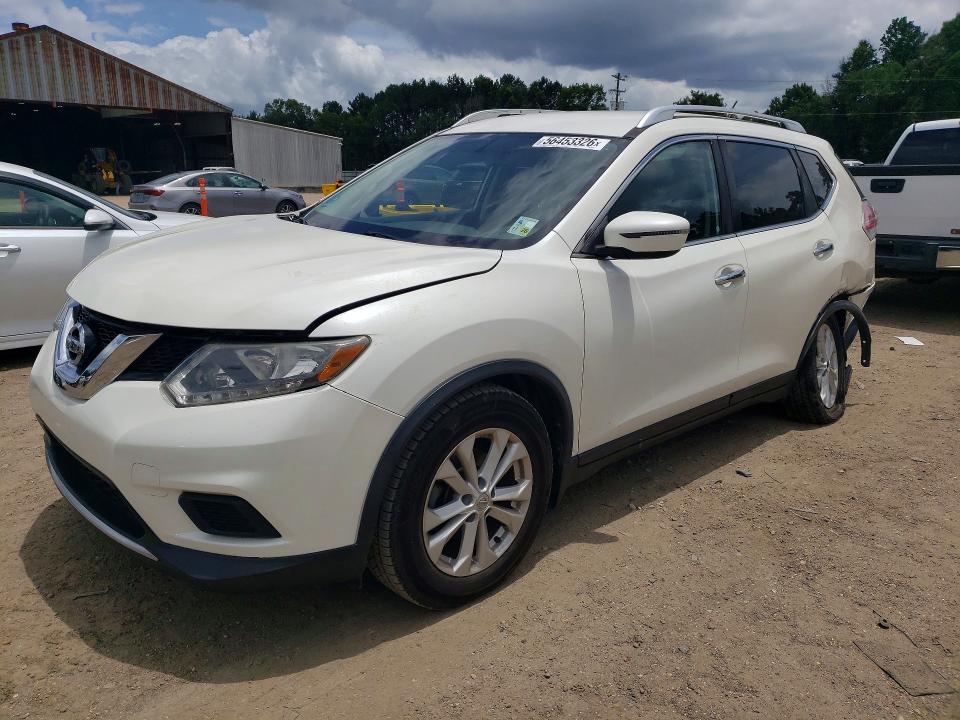 2016 Nissan Rogue VIN JN8AT2MT6GW029350 COPART salvage auction — REAR END, LA - CERT OF TITLE-SALVAGE, sold $250 on 2026-07-24 (photo 1)