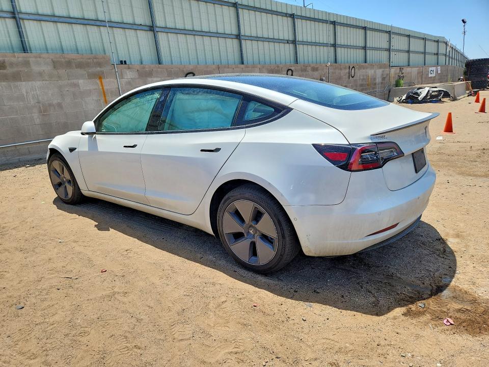 2021 Tesla Model 3 VIN 5YJ3E1EA7MF989590 COPART salvage auction — FRONT END, Nm - Cert Of Title-Salvage, sold $3,100 on 2026-08-28 (photo 2)