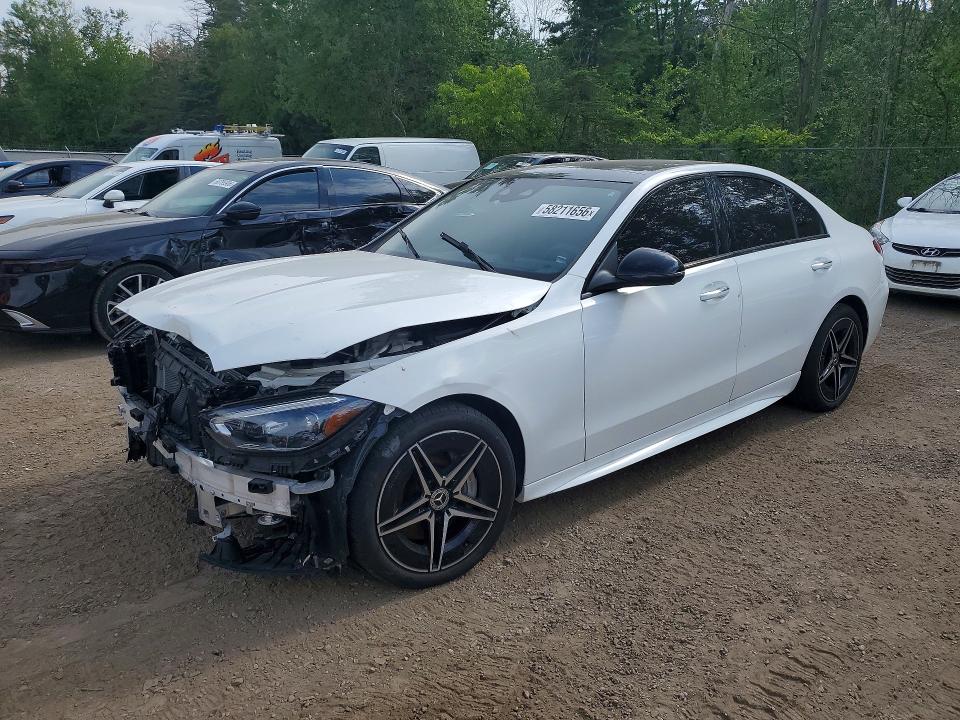 2024 Mercedes-benz C class VIN W1KAF4HB6RR226526 COPART salvage auction — FRONT END, On - Permit Salvage, sold $27,500 on 2026-07-09 (photo 1)