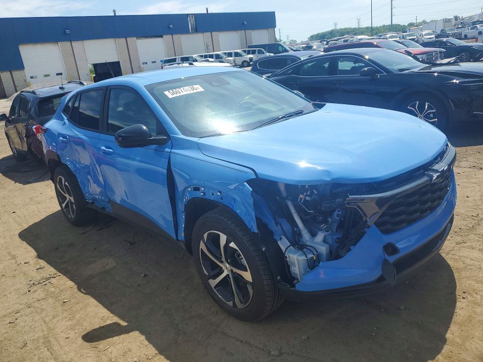 2024 Chevrolet Trax VIN KL77LGE27RC181213 COPART salvage auction — FRONT END, Mi - Cert Of Title-Salvage Vehicle, sold $6,900 on 2026-07-10 (photo 4)