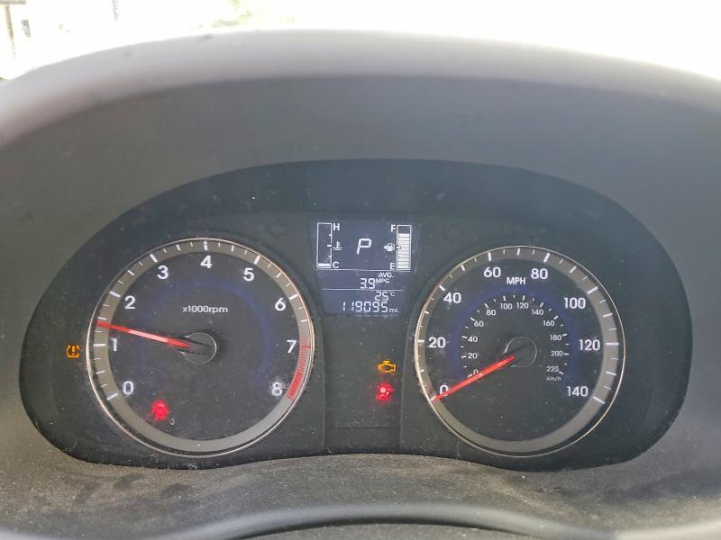 2015 Hyundai Accent VIN KMHCT4AE3FU936164 COPART salvage auction — FRONT END, KY - CERT OF TITLE-SALVAGE, sold $575 on 2026-07-27 (photo 9)