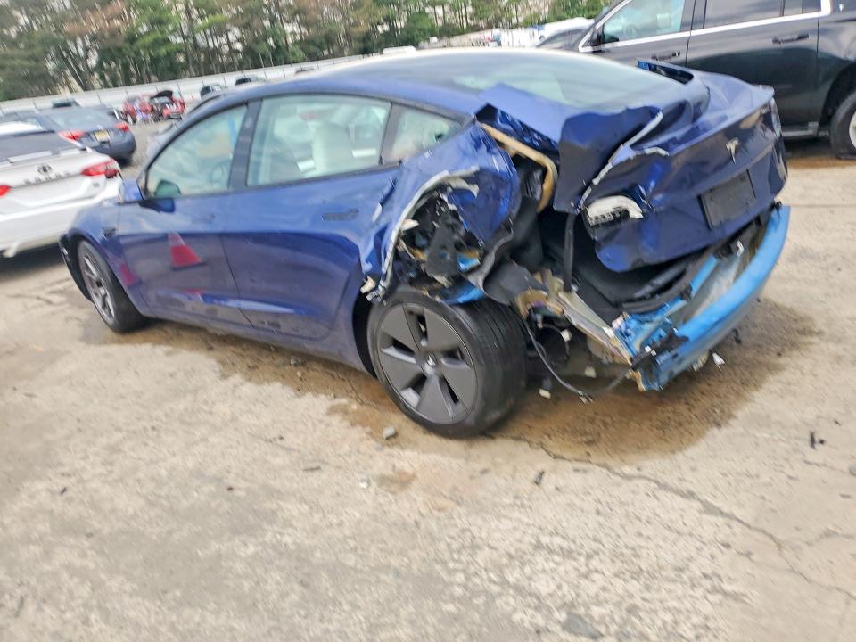 2023 Tesla VIN 5YJ3E1EA8PF614909 COPART salvage auction — REAR END, Nj - Cert Of Title-Salvage, sold $4,300 on 2026-07-29 (photo 2)