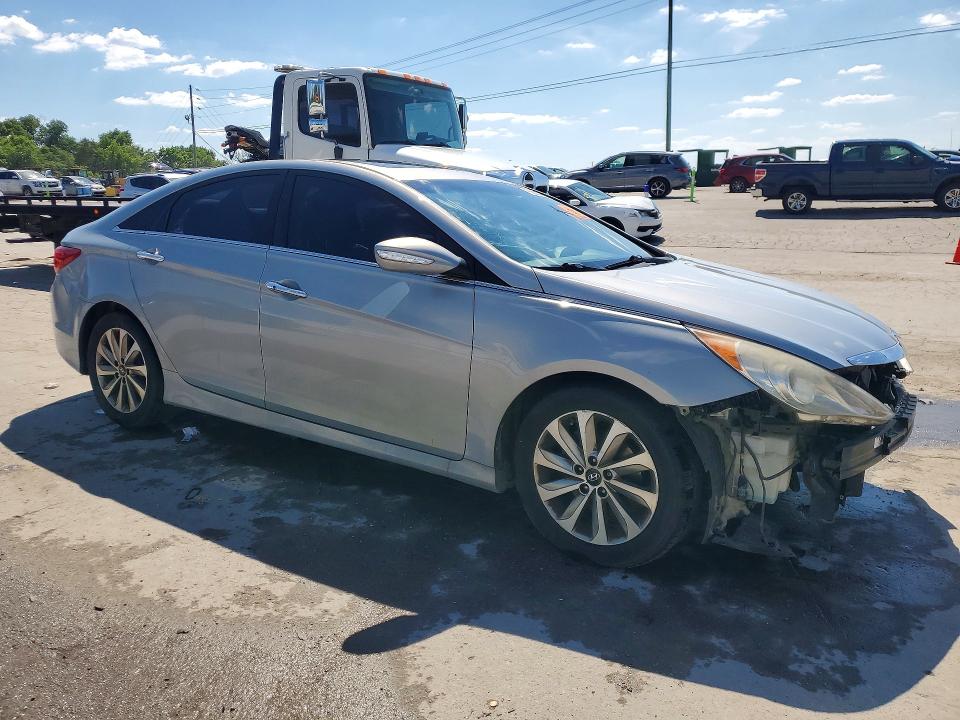 2014 Hyundai Sonata VIN 5NPEC4ACXEH853545 COPART salvage auction — FRONT END, Tn - Salvage Certificate, sold $600 on 2026-07-08 (photo 4)