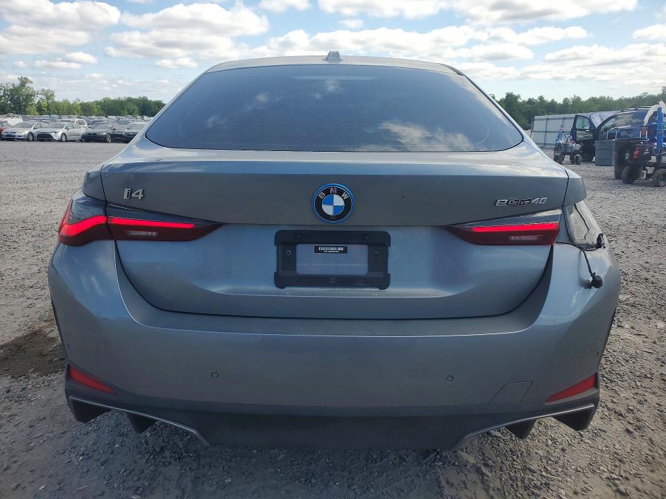 2023 BMW I4 VIN WBY73AW09PFP74532 COPART salvage auction — FRONT END, Va - Cert Of Title - Salvage, sold $13,100 on 2026-07-15 (photo 6)