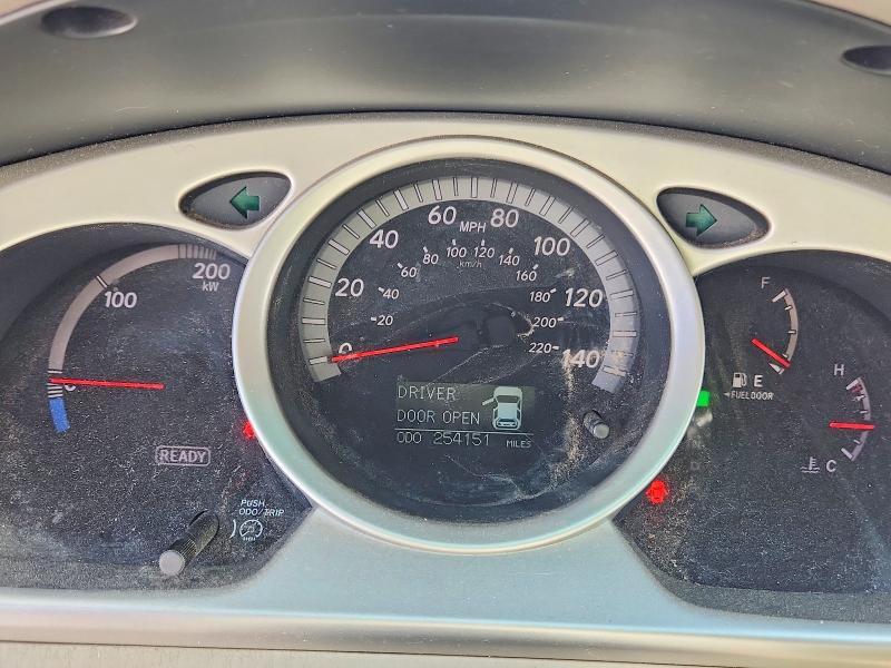 2007 Toyota Highlander hybrid VIN JTEEW21A870044504 COPART salvage auction — FRONT END, GA - CERT OF TITLE-SALVAGE (P), sold $900 on 2026-07-14 (photo 9)