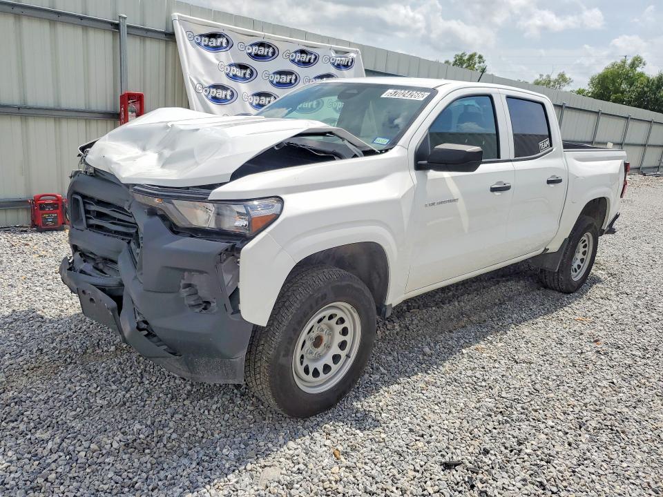 2025 Chevrolet Colorado VIN 1GCPSBEK4S1158790 COPART salvage auction — FRONT END, TX - CERTIFICATE OF TITLE, sold $9,700 on 2026-07-09 (photo 1)