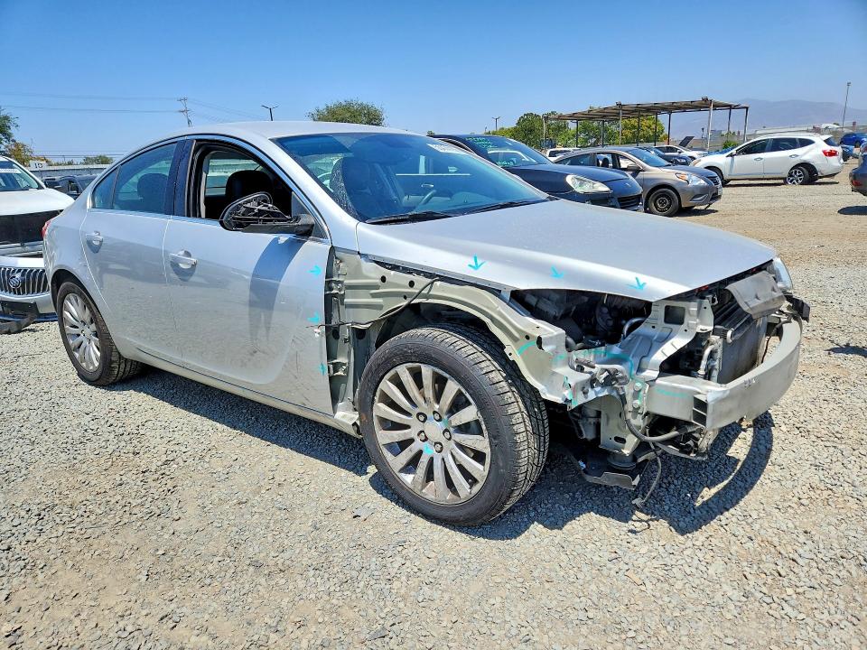 2011 Buick Regal VIN W04GR5EC6B1008423 COPART salvage auction — FRONT END, CA - SALVAGE CERTIFICATE, sold $600 on 2026-07-17 (photo 4)