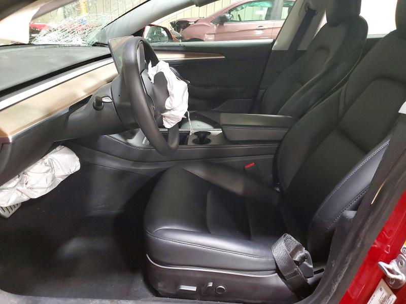 2021 Tesla Model 3 VIN 5YJ3E1EC5MF990982 COPART salvage auction — FRONT END, PA - CERTIFICATE OF SALVAGE, sold $3,150 on 2026-07-28 (photo 7)
