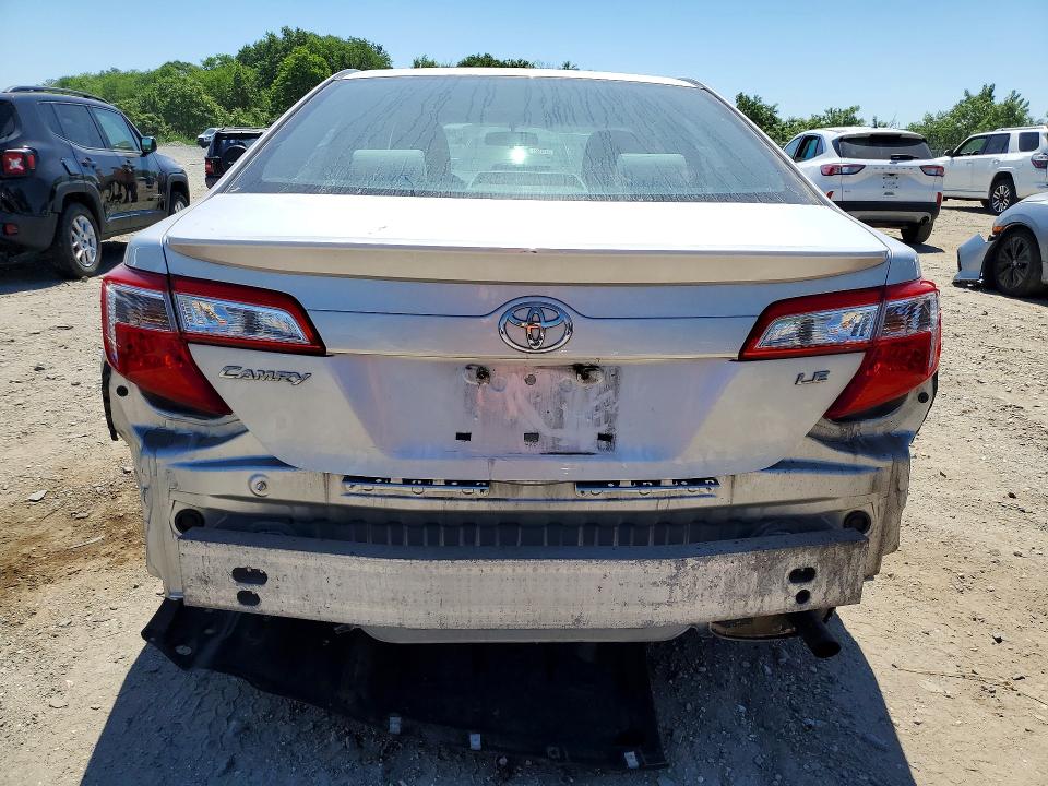 2012 Toyota Camry VIN 4T4BF1FK0CR189527 COPART salvage auction — REAR END, Md - Cert Of Salvage > 75% Damage, sold $2,100 on 2026-07-02 (photo 6)