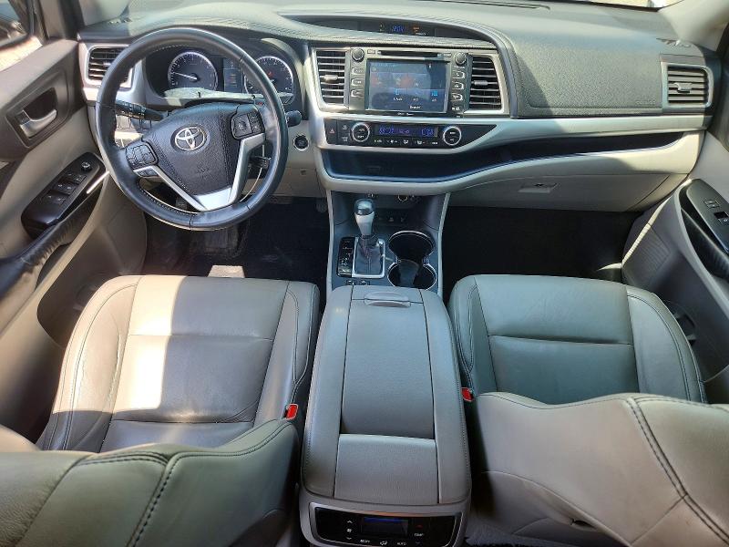 2015 Toyota Highlander VIN 5TDJKRFH7FS142139 COPART salvage auction — FRONT END, Co - Public - Salvage Title, sold $6,100 on 2026-07-04 (photo 8)