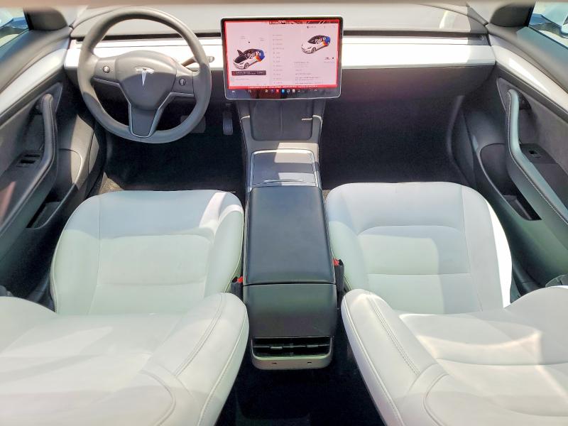 2021 Tesla VIN 5YJ3E1EB3MF034276 COPART salvage auction — FRONT END, Fl - Cert Of Title Slvg Rebuildable, sold $300 on 2026-07-30 (photo 8)