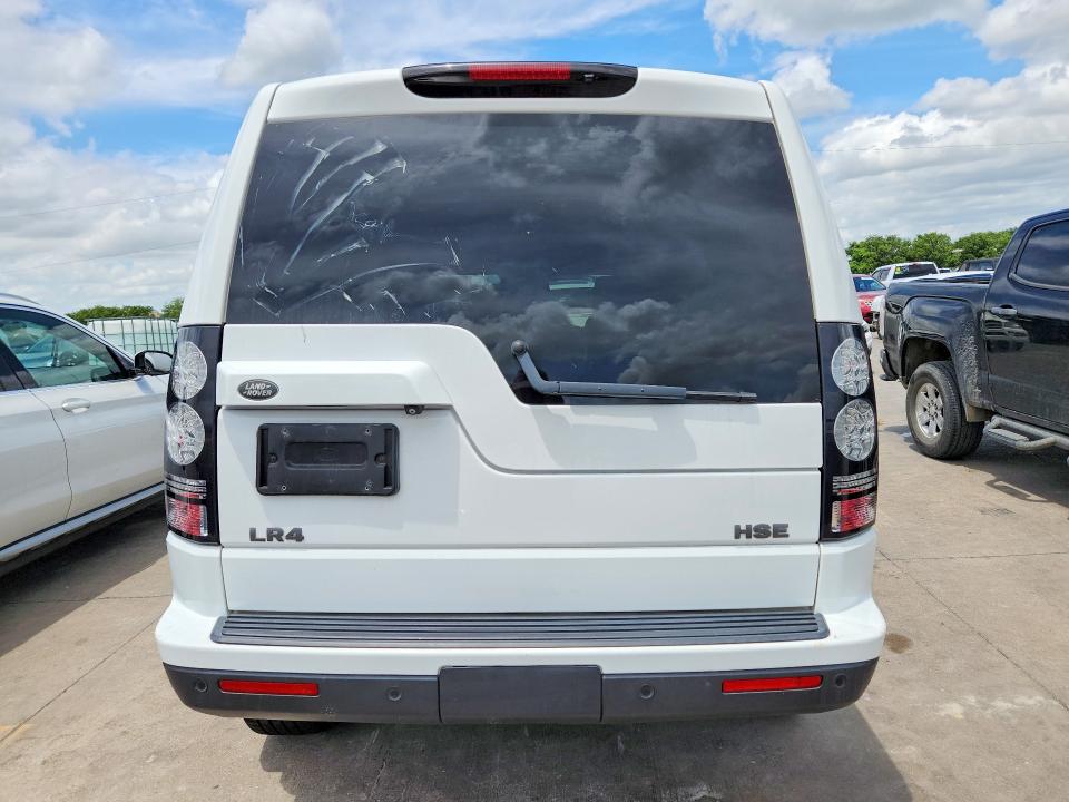 2016 Land rover Lr4 VIN SALAG2V6XGA840115 COPART salvage auction — UNDERCARRIAGE, Tx - Salvage Vehicle Title, sold $625 on 2026-07-30 (photo 6)
