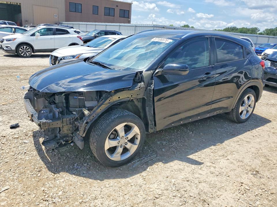 2016 Honda Hr-v VIN 3CZRU5H73GM704673 COPART salvage auction — FRONT END, Ks - Cert Of Title-Salvage, sold $2,400 on 2026-07-09 (photo 1)