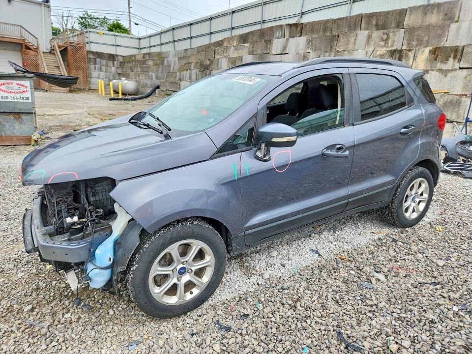 2019 Ford Ecosport VIN MAJ3S2GE7KC278096 COPART salvage auction — FRONT END, Ky - Cert Of Title-Salvage, sold $1,750 on 2026-07-17 (photo 1)