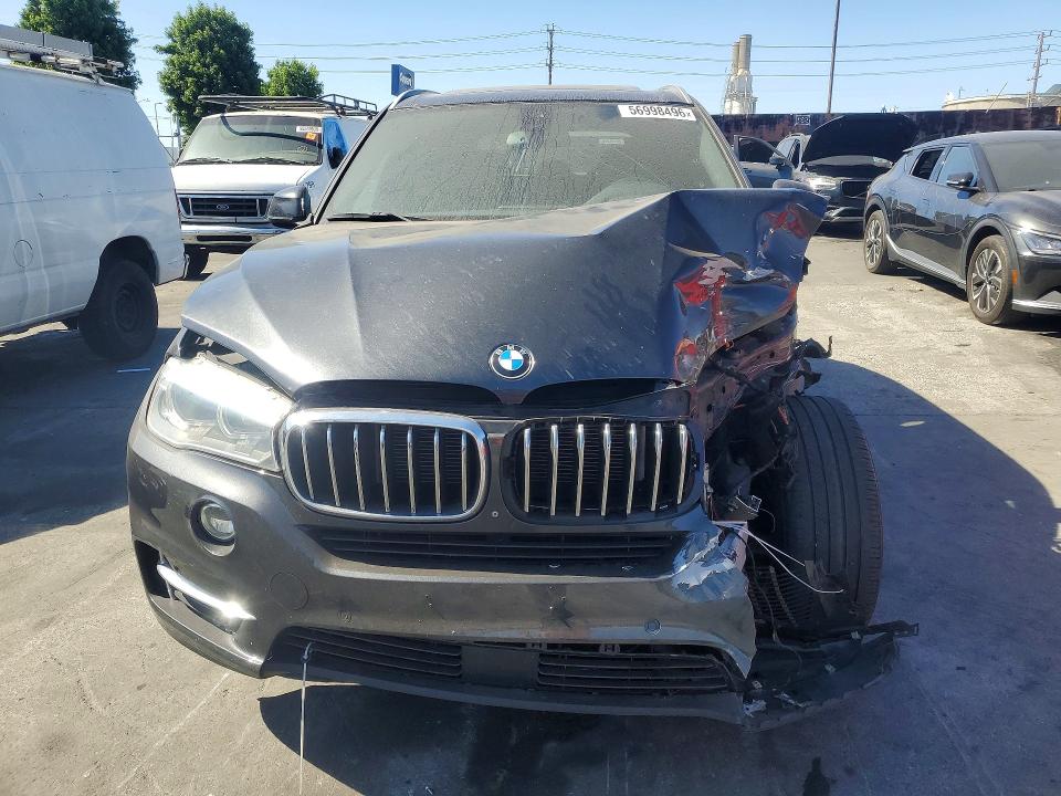2017 BMW X5 VIN 5UXKR0C38H0V72075 COPART salvage auction — FRONT END, Ca - Salvage Certificate, sold $3,100 on 2026-07-22 (photo 5)