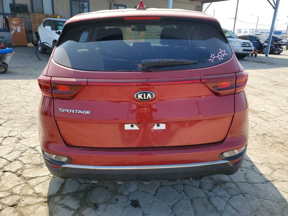 2020 Kia Sportage VIN KNDPM3AC2L7696398 COPART salvage auction — STRIPPED, Ca - Salvage Certificate, sold $3,250 on 2026-07-16 (photo 6)