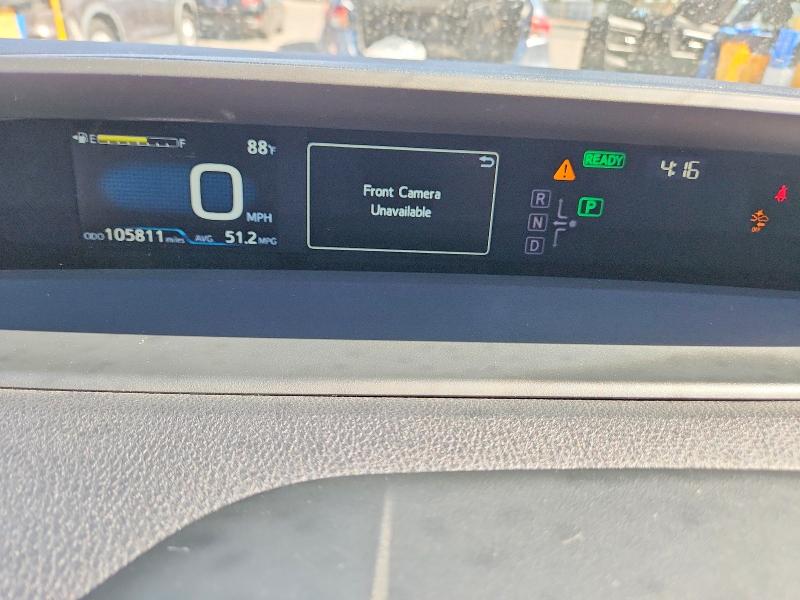 2020 Toyota Prius VIN JTDKARFP9L3163151 COPART salvage auction — FRONT END, CA - SALVAGE CERTIFICATE, sold $350 on 2026-07-21 (photo 9)