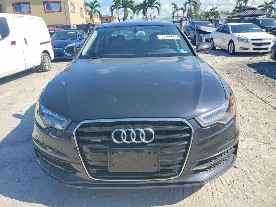 2012 Audi A6 VIN WAUBGAFC0CN006056 COPART salvage auction — WATER/FLOOD, Nj - Cert Of Title-Salvage (P), sold $2,000 on 2026-07-10 (photo 5)