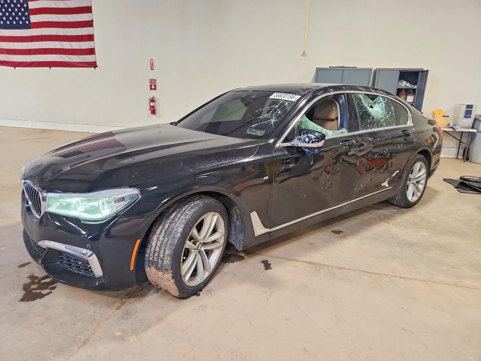 2016 BMW 7er VIN WBA7F2C51GG418551 COPART salvage auction — VANDALISM, Pa - Cert Of Salv-R=Reconstructed, sold $5,200 on 2026-07-06 (photo 1)