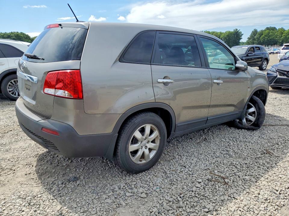 2012 Kia Sorento VIN 5XYKT4A14CG252685 COPART salvage auction — FRONT END, AR - CERT OF TITLE-SALVAGE, sold $650 on 2026-07-22 (photo 3)
