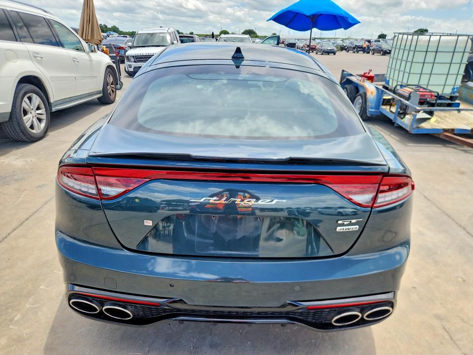 2022 Kia Stinger VIN KNAE45LC3N6119837 COPART salvage auction — FRONT END, TX - SALVAGE VEHICLE TITLE, sold $175 on 2026-07-30 (photo 6)
