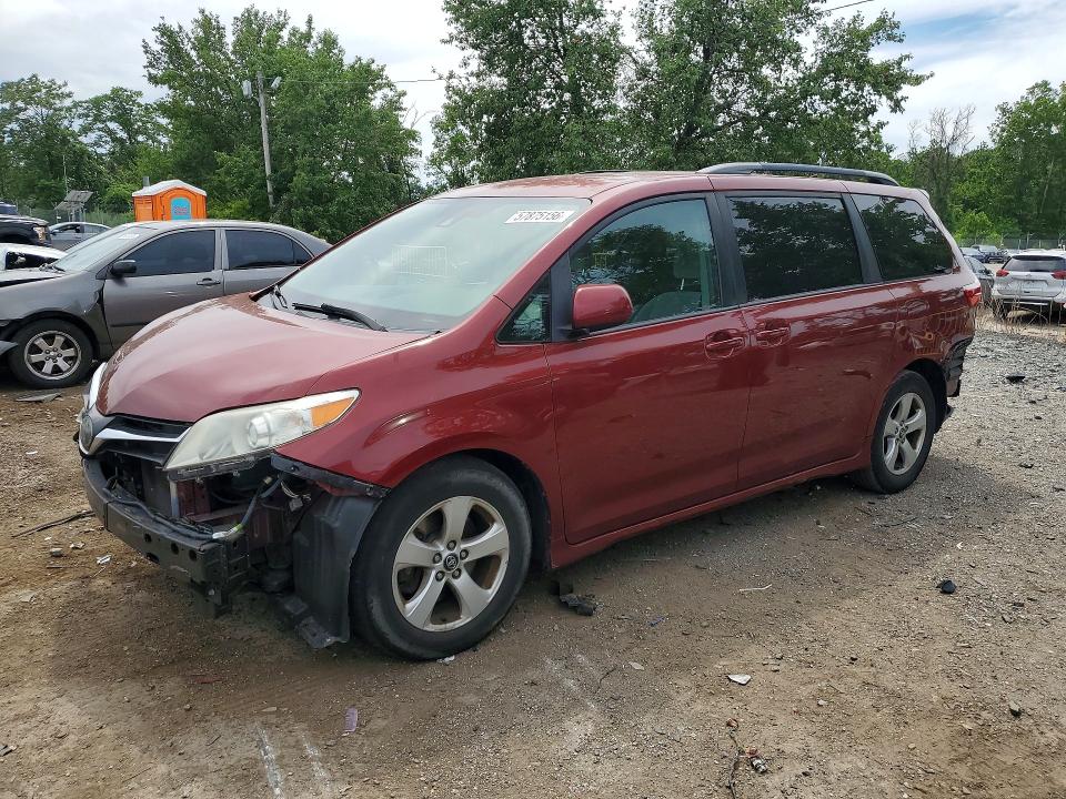 2019 Toyota VIN 5TDKZ3DC5KS988039 COPART salvage auction — FRONT END, Md - Cert Of Salvage > 75% Damage, sold $5,000 on 2026-07-09 (photo 1)
