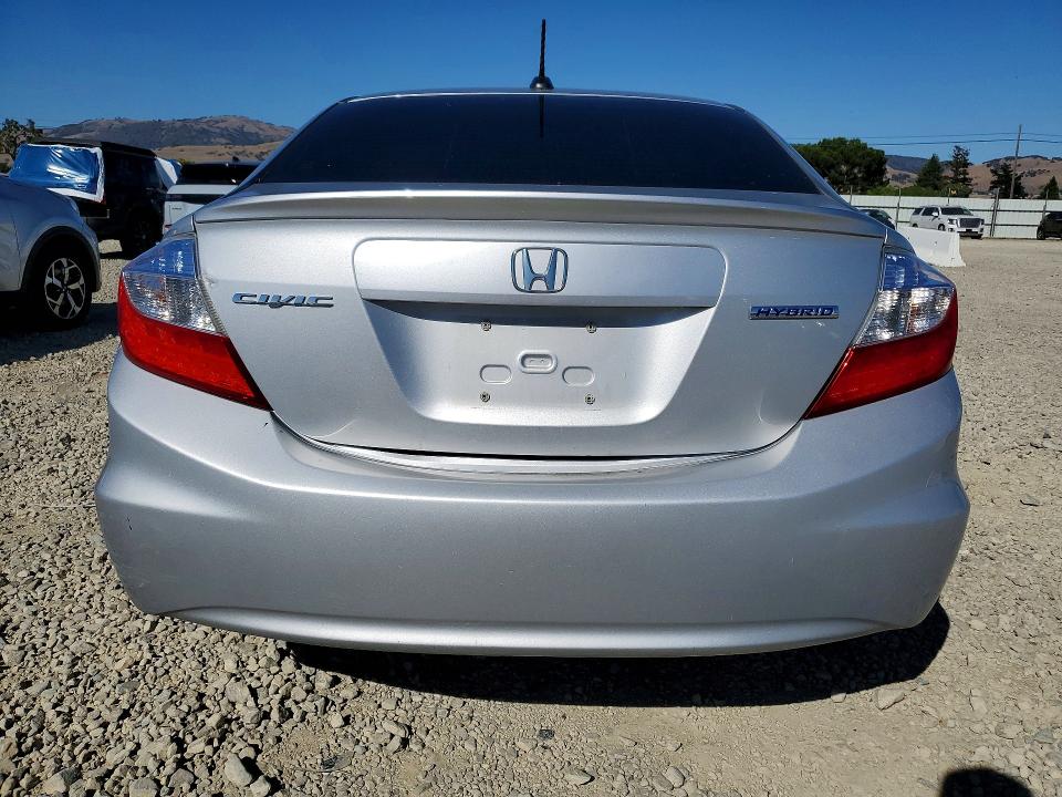 2012 Honda Civic VIN JHMFB4F35CS003478 COPART salvage auction — FRONT END, Sc - Salvage Title, sold $775 on 2026-07-14 (photo 6)
