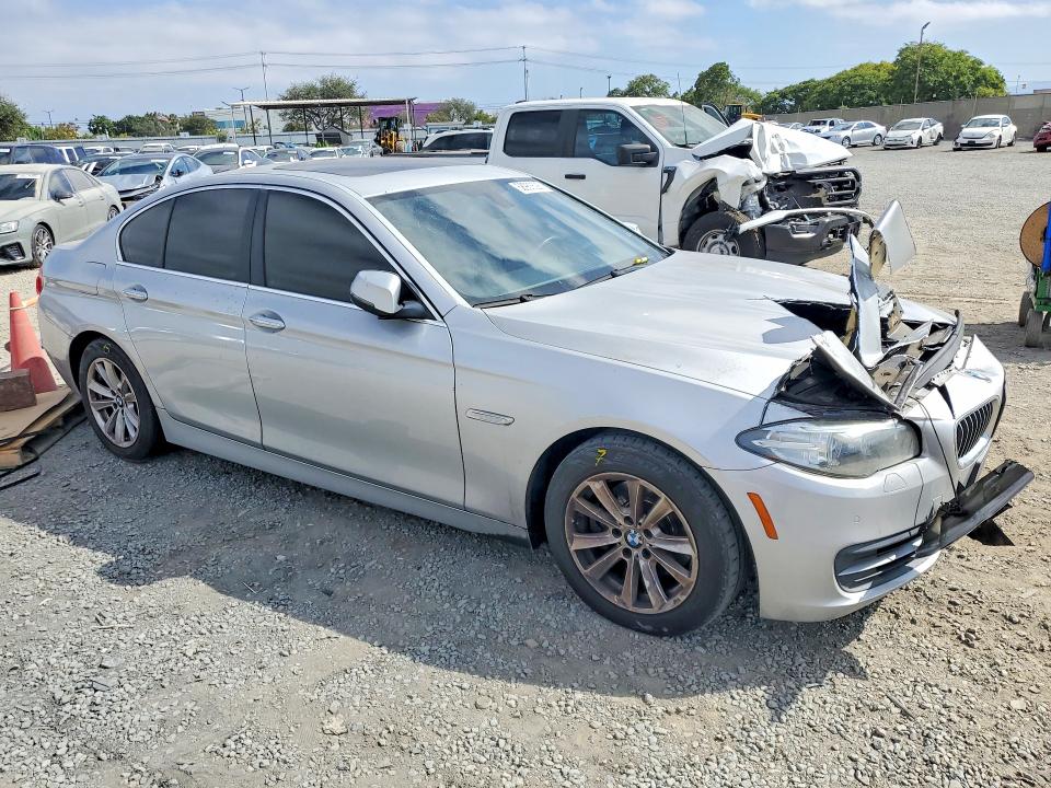 2014 BMW 5 series VIN WBA5A5C5XED510778 COPART salvage auction — ENGINE BURN, Ca - Salvage Certificate, sold $275 on 2026-07-28 (photo 4)