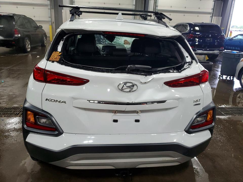 2020 Hyundai Kona VIN KM8K3CA53LU396316 COPART salvage auction — REAR END, Mn - Cert Of Title-Salvage, sold $300 on 2026-07-28 (photo 6)