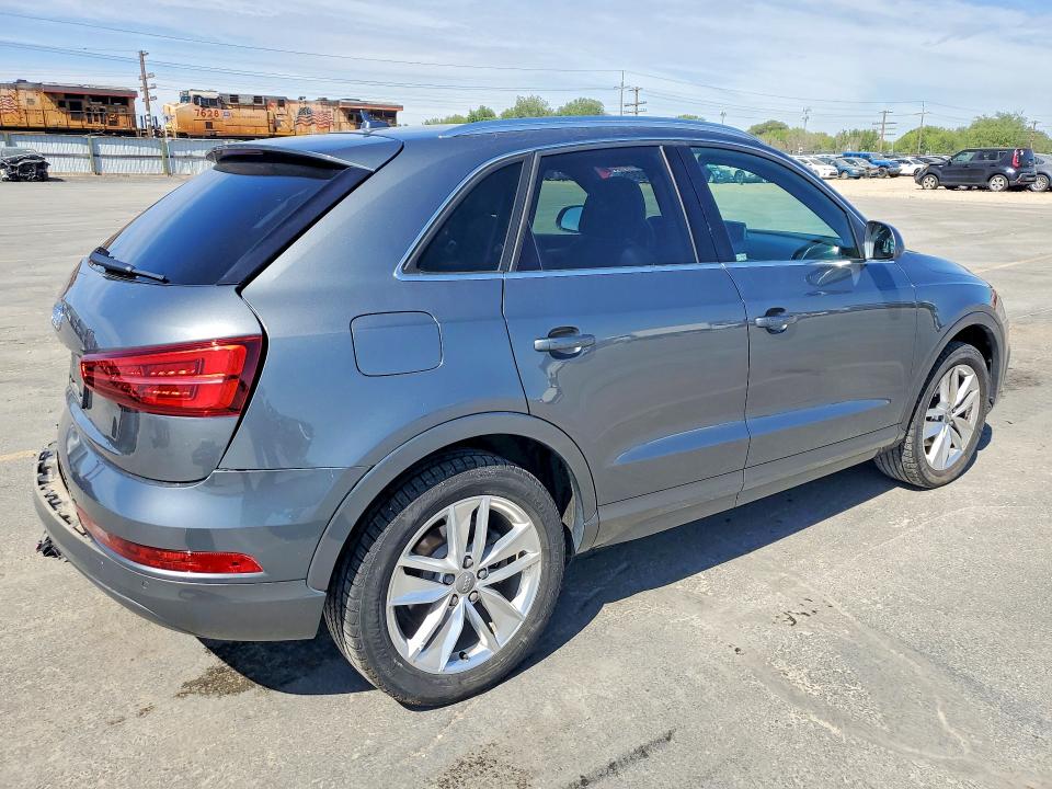 2016 Audi Q3 VIN WA1BFCFS6GR018892 COPART salvage auction — REAR END, ID - SALVAGE CERTIFICATE OF TITLE, sold $1,700 on 2026-07-30 (photo 3)