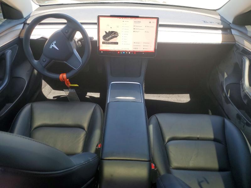 2022 Tesla Model 3 VIN 5YJ3E1EB6NF324514 COPART salvage auction — FRONT END, Ca - Salvage Certificate, sold $3,300 on 2026-07-28 (photo 8)