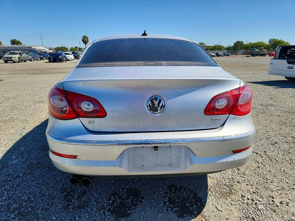 2012 Volkswagen Cc VIN WVWMP7AN6CE503619 COPART salvage auction — FRONT END, Ca - Cert Of Title-Salvaged, sold $125 on 2026-07-07 (photo 6)