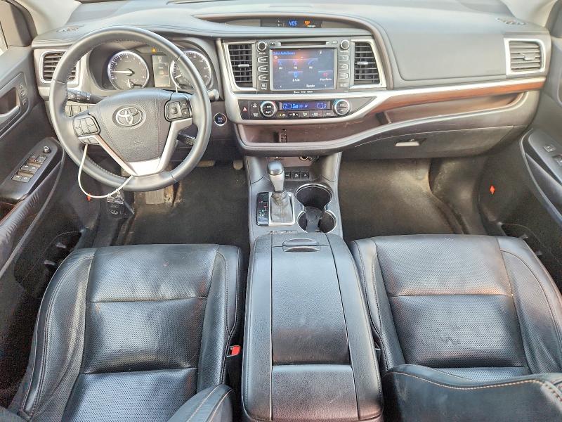2016 Toyota Highlander VIN 5TDDKRFH7GS241882 COPART salvage auction — HAIL, Wi - Certificate Of Title, sold $9,700 on 2026-07-14 (photo 8)
