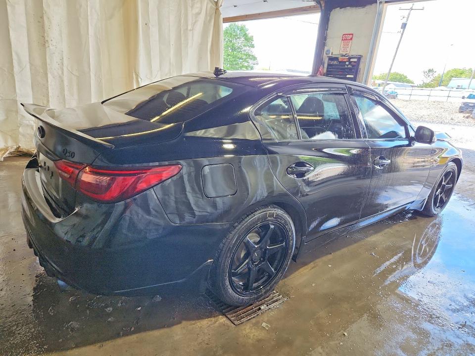 2019 Infiniti Q50 VIN JN1EV7AR4KM555304 COPART salvage auction — FRONT END, Salvage Title, sold $4,050 on 2026-07-30 (photo 3)