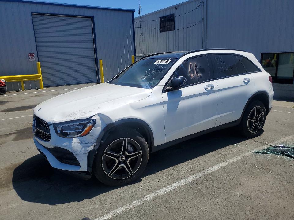 2022 Mercedes-benz Glc class VIN W1N0G8EB8NV351018 COPART salvage auction — FRONT END, Ca - Salvage Certificate, sold $12,900 on 2026-07-31 (photo 1)
