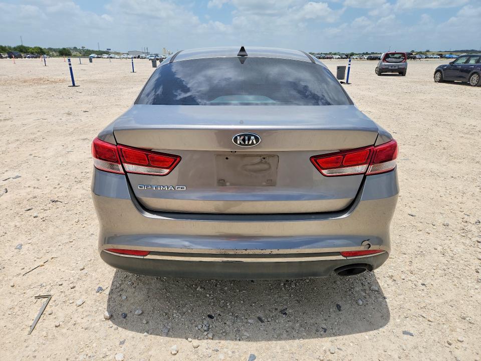 2016 Kia Optima VIN 5XXGT4L36GG032477 COPART salvage auction — MECHANICAL, Tx - Certificate Of Title, sold $625 on 2026-07-02 (photo 6)
