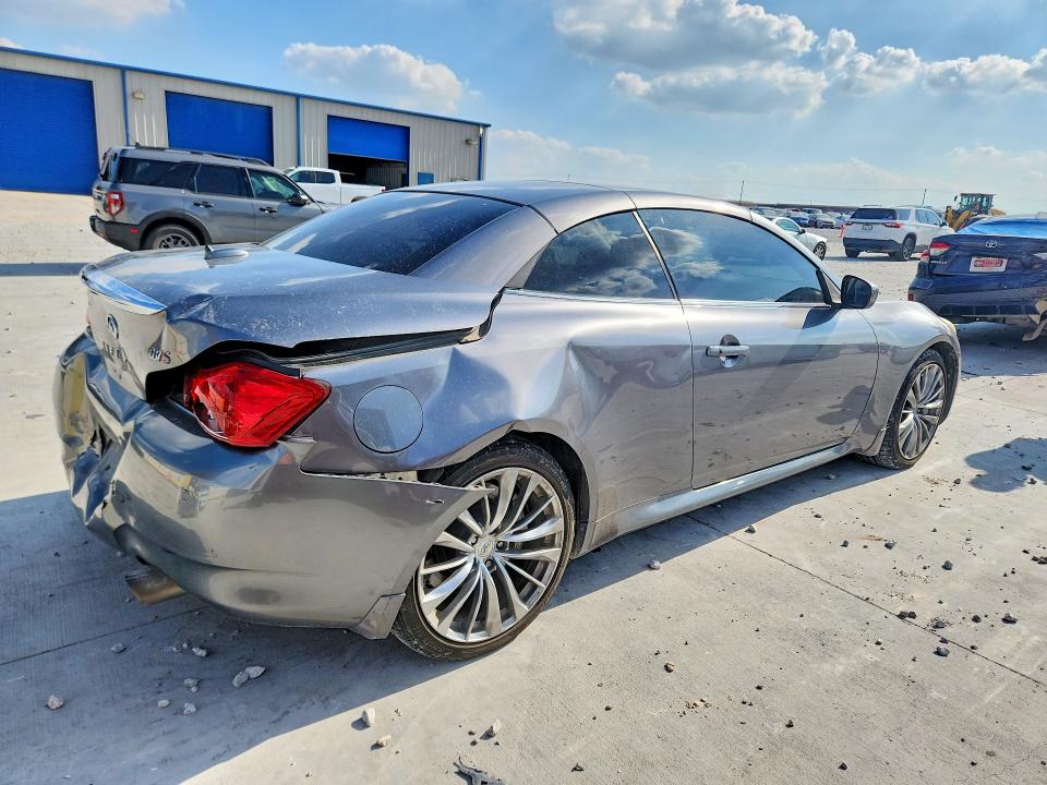 2011 Infiniti G VIN JN1CV6FE8BM951629 COPART salvage auction — REAR END, Tx - Salvage Vehicle Title, sold $925 on 2026-07-08 (photo 3)