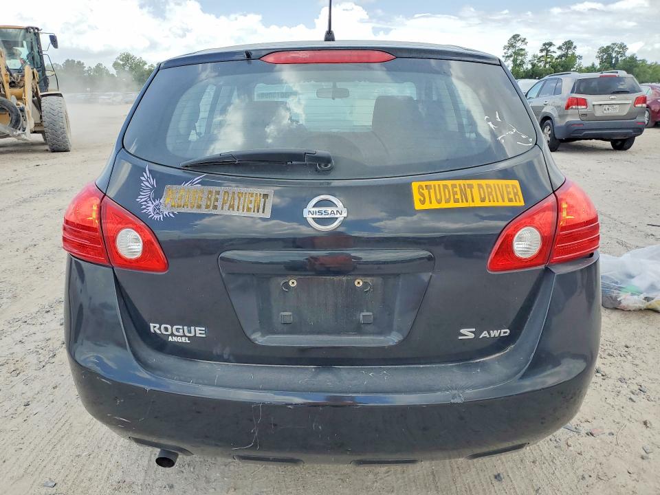 2009 Nissan Rogue sport VIN JN8AS58V79W449010 COPART salvage auction — DAMAGE HISTORY, Tx - Certificate Of Title, sold $650 on 2026-07-10 (photo 6)