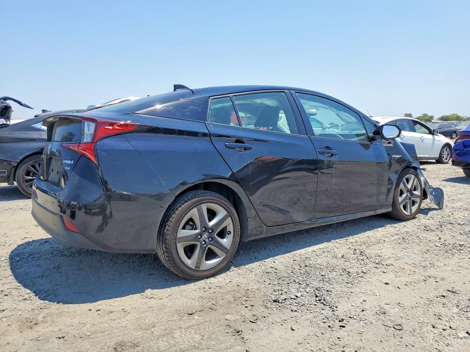 2020 Toyota Prius VIN JTDKARFU8L3113752 COPART salvage auction — FRONT END, Ca - Salvage Certificate, sold $2,500 on 2026-07-07 (photo 3)