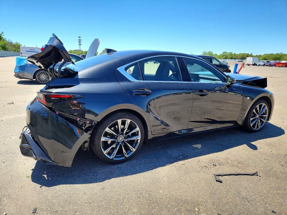 2024 Lexus Is VIN JTHGZ1E27R5036321 COPART salvage auction — REAR END, NY - MV-907A SALVAGE CERTIFICATE, sold $6,900 on 2026-07-27 (photo 3)