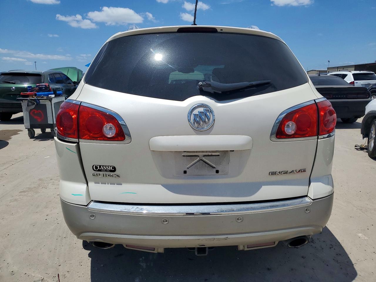 2012 Buick Enclave VIN 5GAKRCED9CJ113540 COPART salvage auction — Rear End, TX - SALVAGE VEHICLE TITLE, sold $1,600 on 2026-07-09 (photo 6)