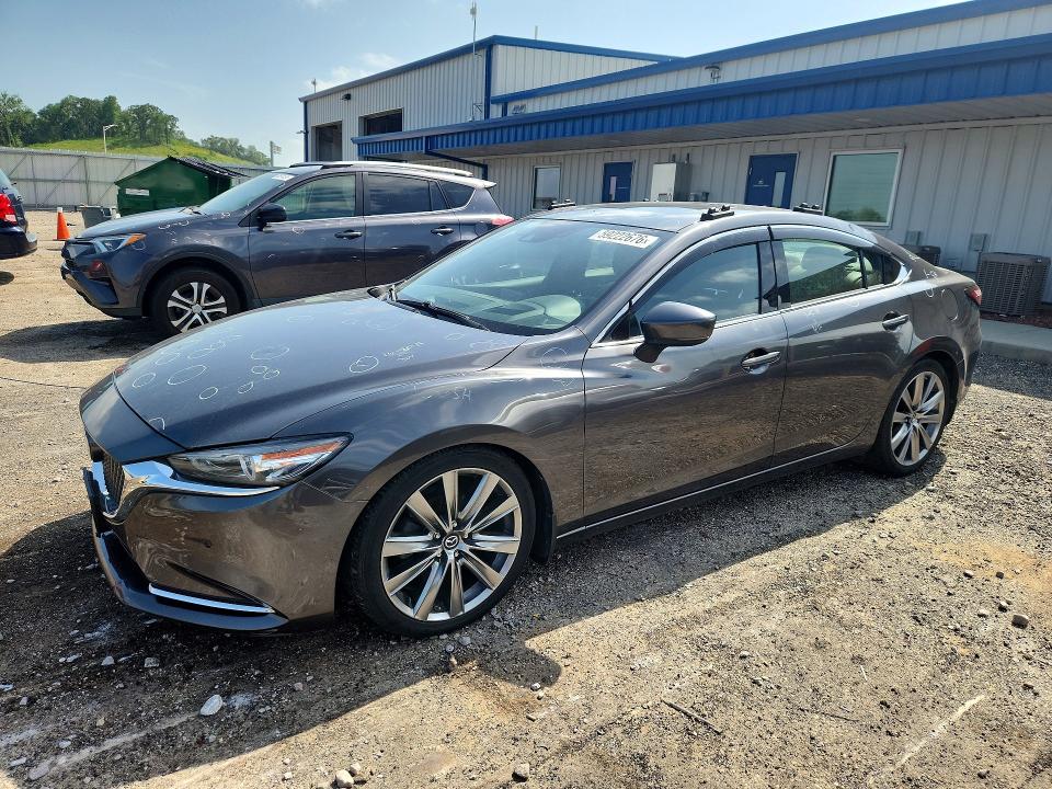 2018 Mazda 6 VIN JM1GL1XY7J1315669 COPART salvage auction — HAIL, Wi - Certificate Of Title, sold $9,900 on 2026-08-18 (photo 1)